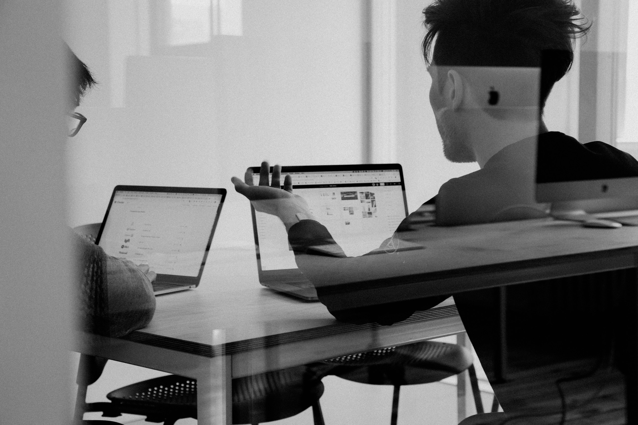 Boardwalk colleagues working together in an office